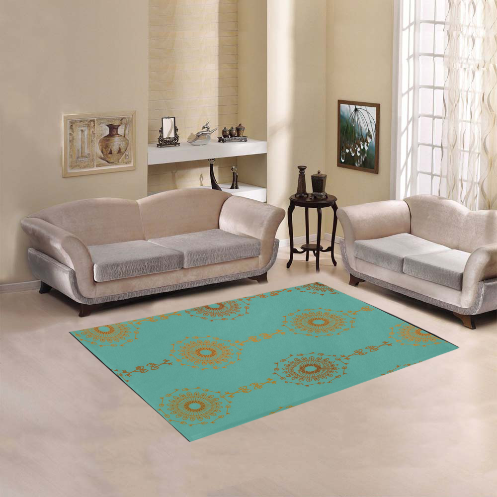 stamping Area Rug 5'3''x4'