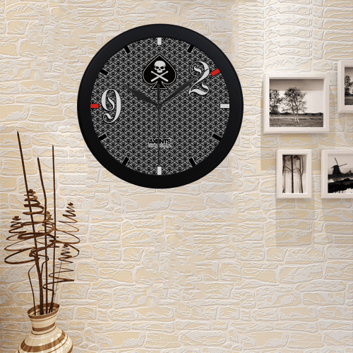 9-2 BLACK GIG CLOCK Circular Plastic Wall clock