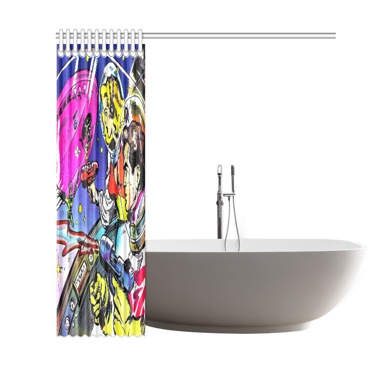 Battle in Space 2 Shower Curtain 69"x70"