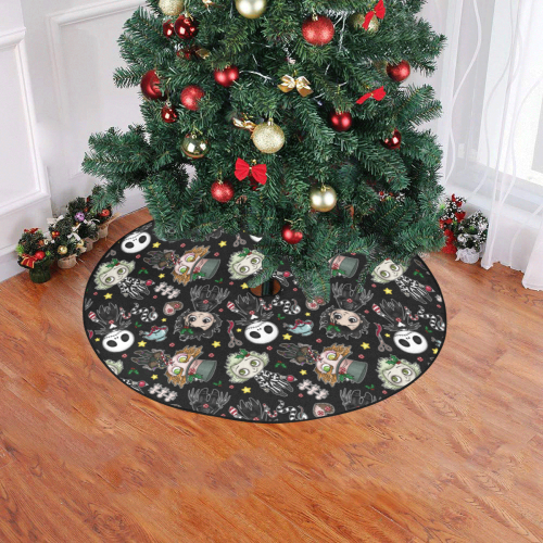 Xmas Boys Tree Skirt Christmas Tree Skirt 47" x 47"