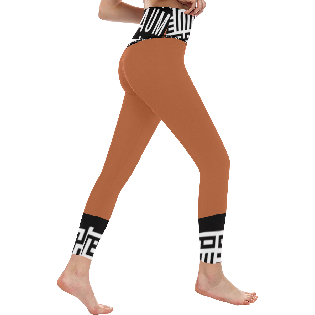 M1hiwailegwo0011 Women's All Over Print High-Waisted Leggings (Model L36)