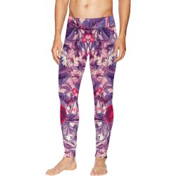 flowers #flowers #pattern Men's All Over Print Leggings (Model L38)