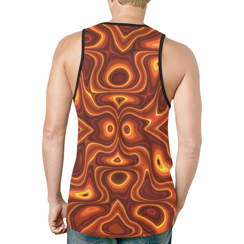 Be My Lava New All Over Print Tank Top for Men (Model T46)
