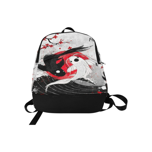 Koi Fish Backpack Fabric Backpack for Adult (Model 1659)