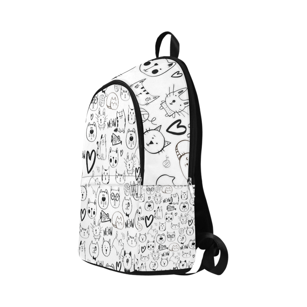 Meow Cats Fabric Backpack for Adult (Model 1659)