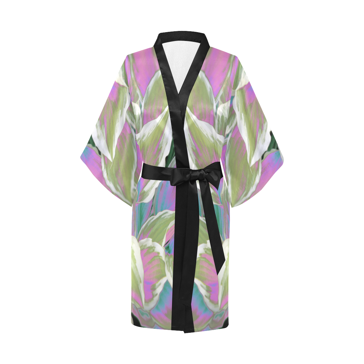 leafs_abstract 07 Kimono Robe