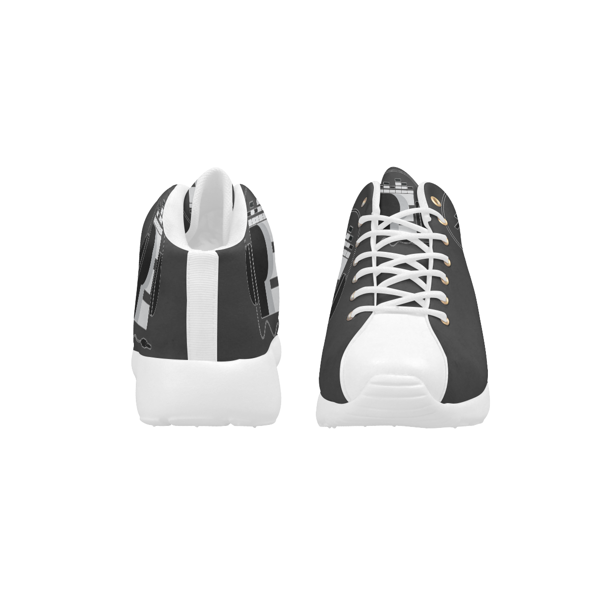 PPE II Black Men's Basketball Training Shoes (Model 47502)