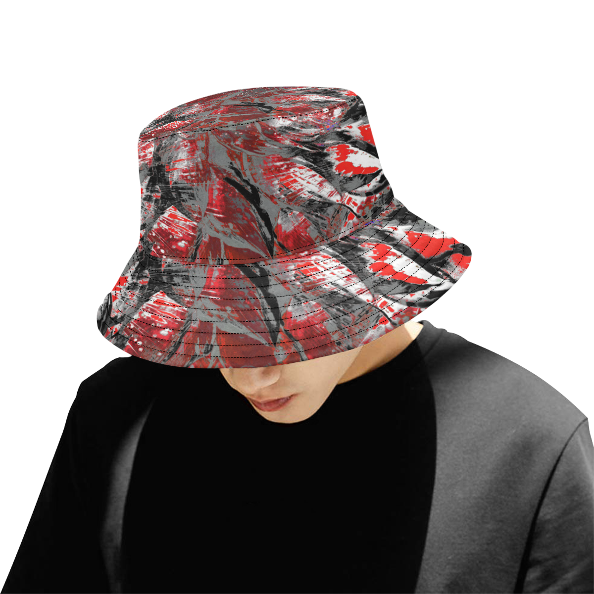 wheelVibe2_8500 4 low All Over Print Bucket Hat for Men