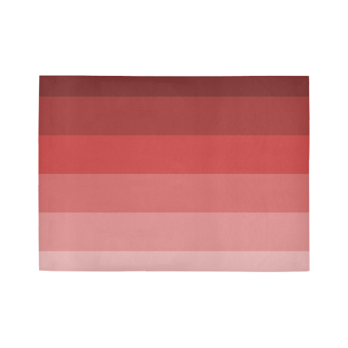 Copper multicolored stripes Area Rug7'x5'