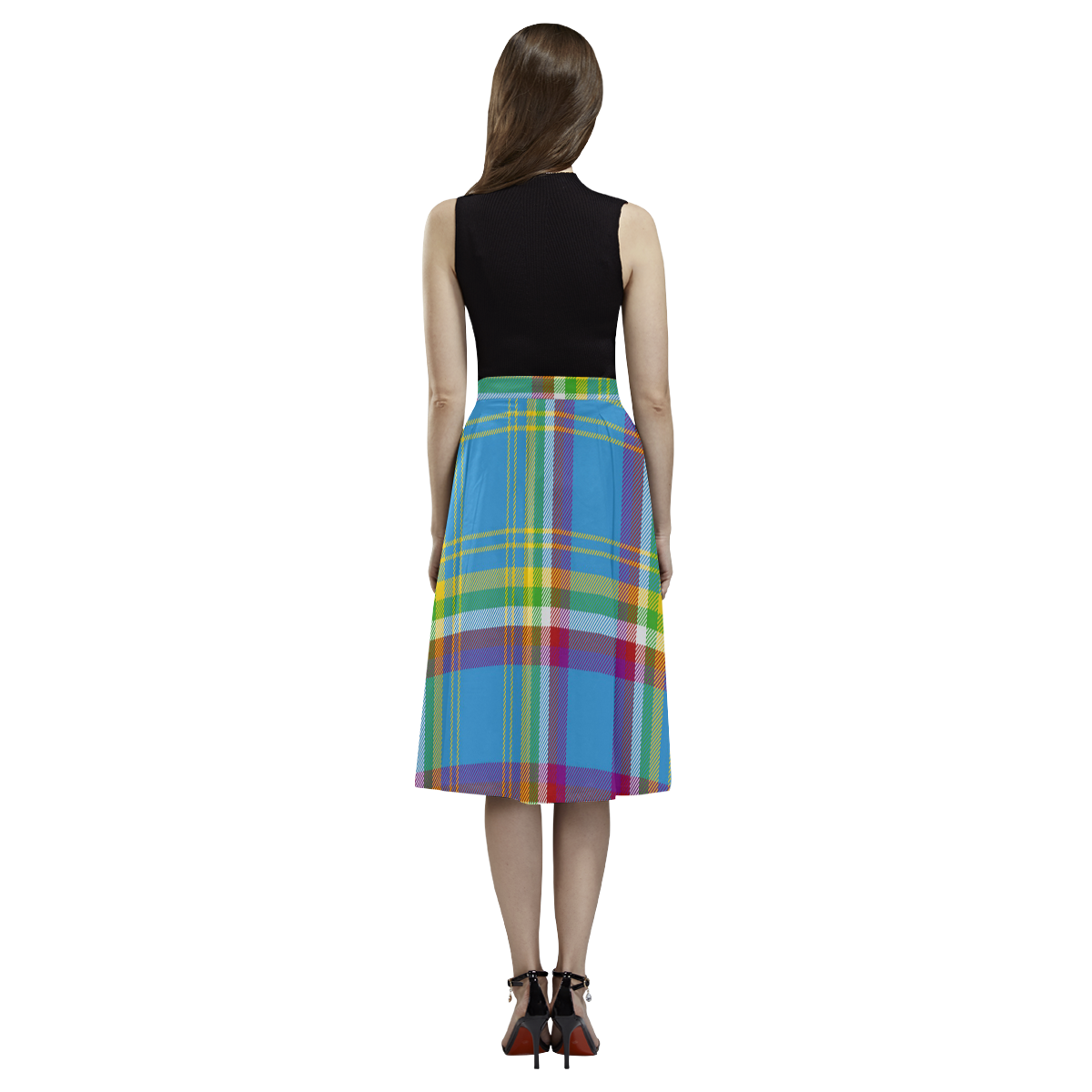 Yukon Tartan Aoede Crepe Skirt (Model D16)