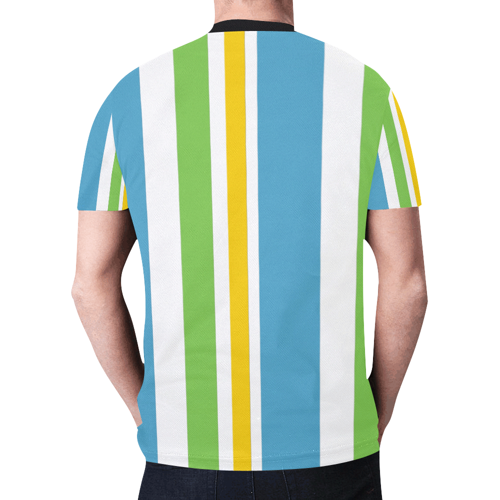 just stripes New All Over Print T-shirt for Men (Model T45)
