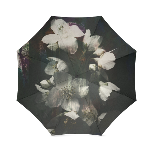 dark-flowers Foldable Umbrella (Model U01)