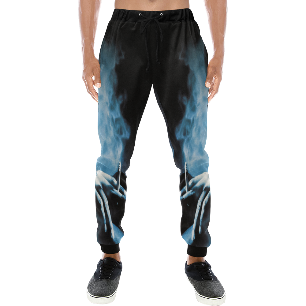 NINO BROWN Men's All Over Print Sweatpants (Model L11)