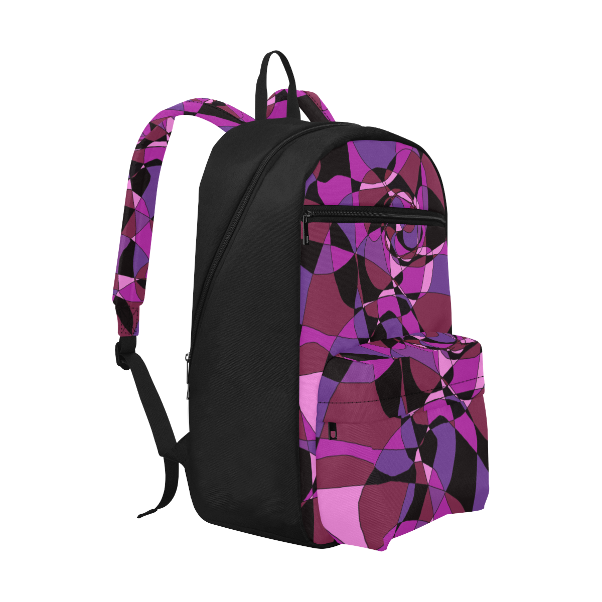 Abstract Design #6 Large Capacity Travel Backpack (Model 1691)