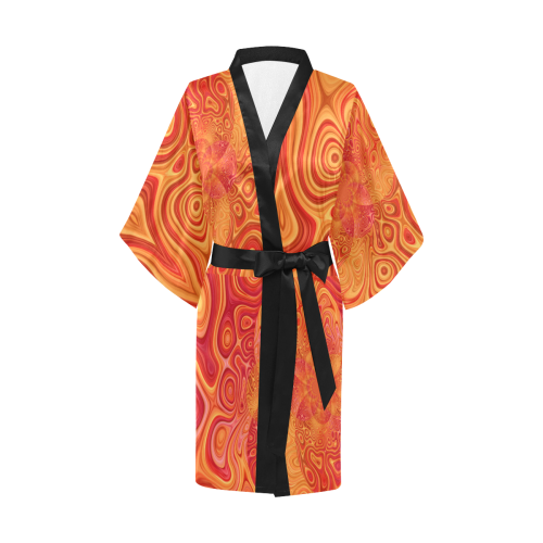 gold solaris Kimono Robe
