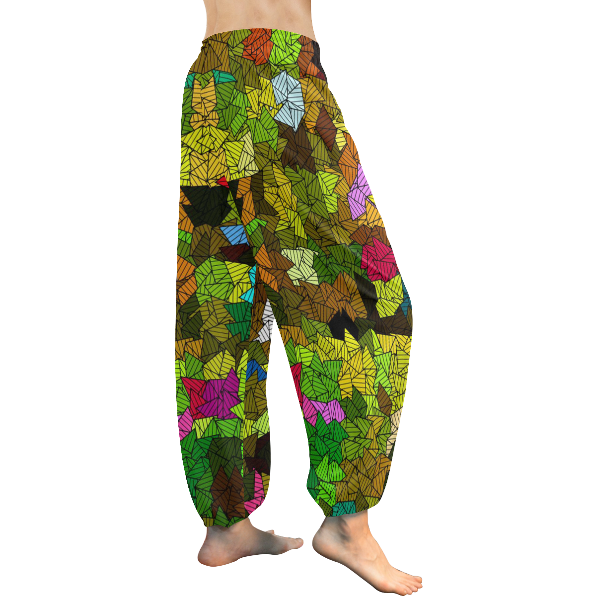Sweeping pattern 02 by JamColors Women's All Over Print Harem Pants (Model L18)