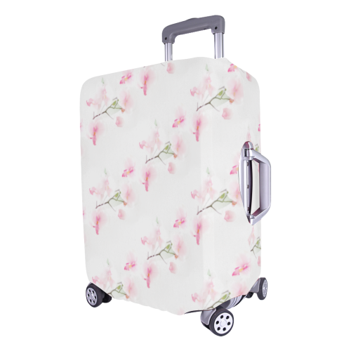 Pattern Orchidées Luggage Cover/Large 26"-28"