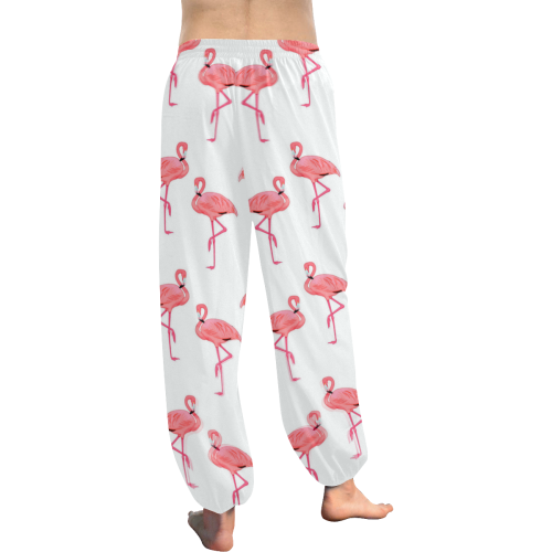Classic Pink Flamingo Pattern Women's All Over Print Harem Pants (Model L18)
