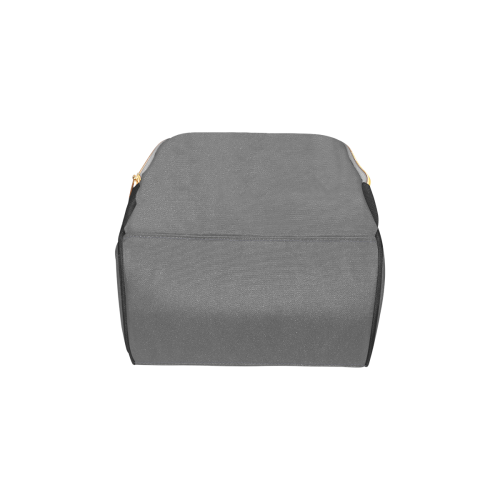 color dim grey Multi-Function Diaper Backpack/Diaper Bag (Model 1688)