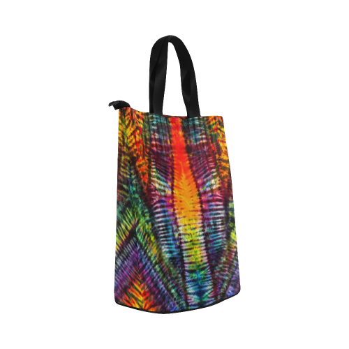 Moving On Up Tie Dye Nylon Lunch Tote Bag (Model 1670)