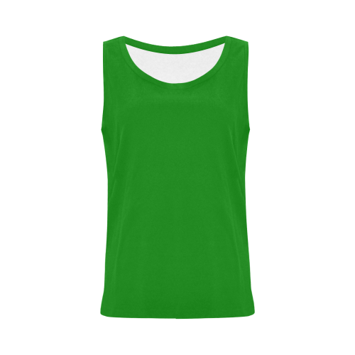 color green All Over Print Tank Top for Women (Model T43)