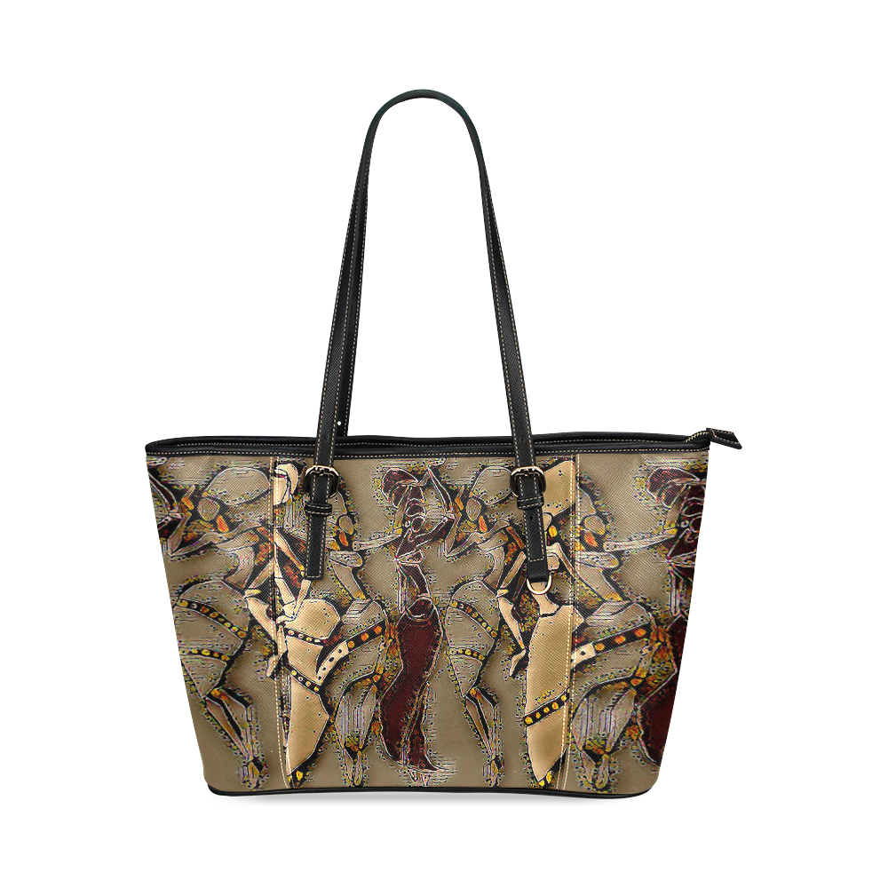 Sistas Leather Tote Bag/Small (Model 1640)