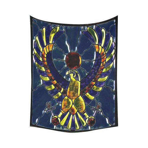 Dark Osiris Magick Glass Temple Art Cotton Linen Wall Tapestry 60"x 80"