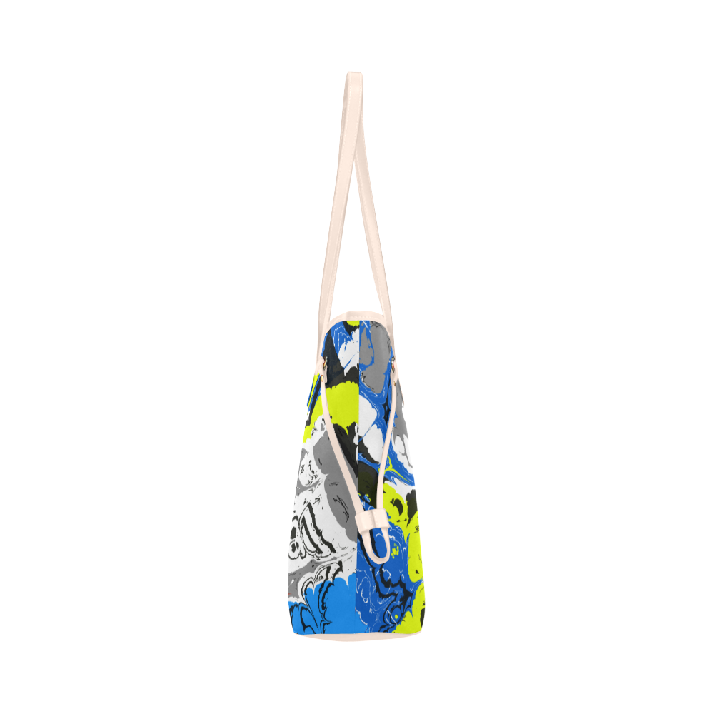 Colorful distorted shapes2 Clover Canvas Tote Bag (Model 1661)