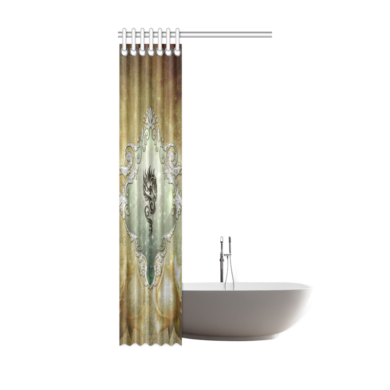 Awesome tribal dragon Shower Curtain 36"x72"
