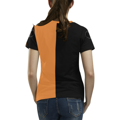 Stylish Lamassu All Over Print T-shirt for Women/Large Size (USA Size) (Model T40)