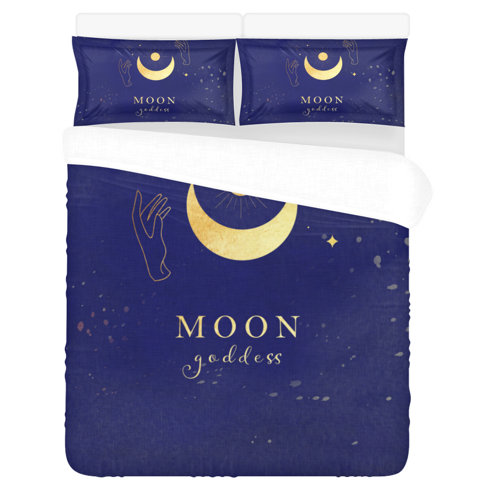 Moon goddess 3-Piece Bedding Set