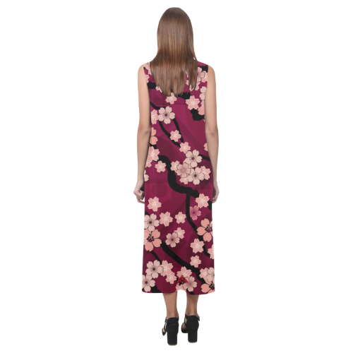 Sakura Breeze Phaedra Sleeveless Open Fork Long Dress (Model D08)