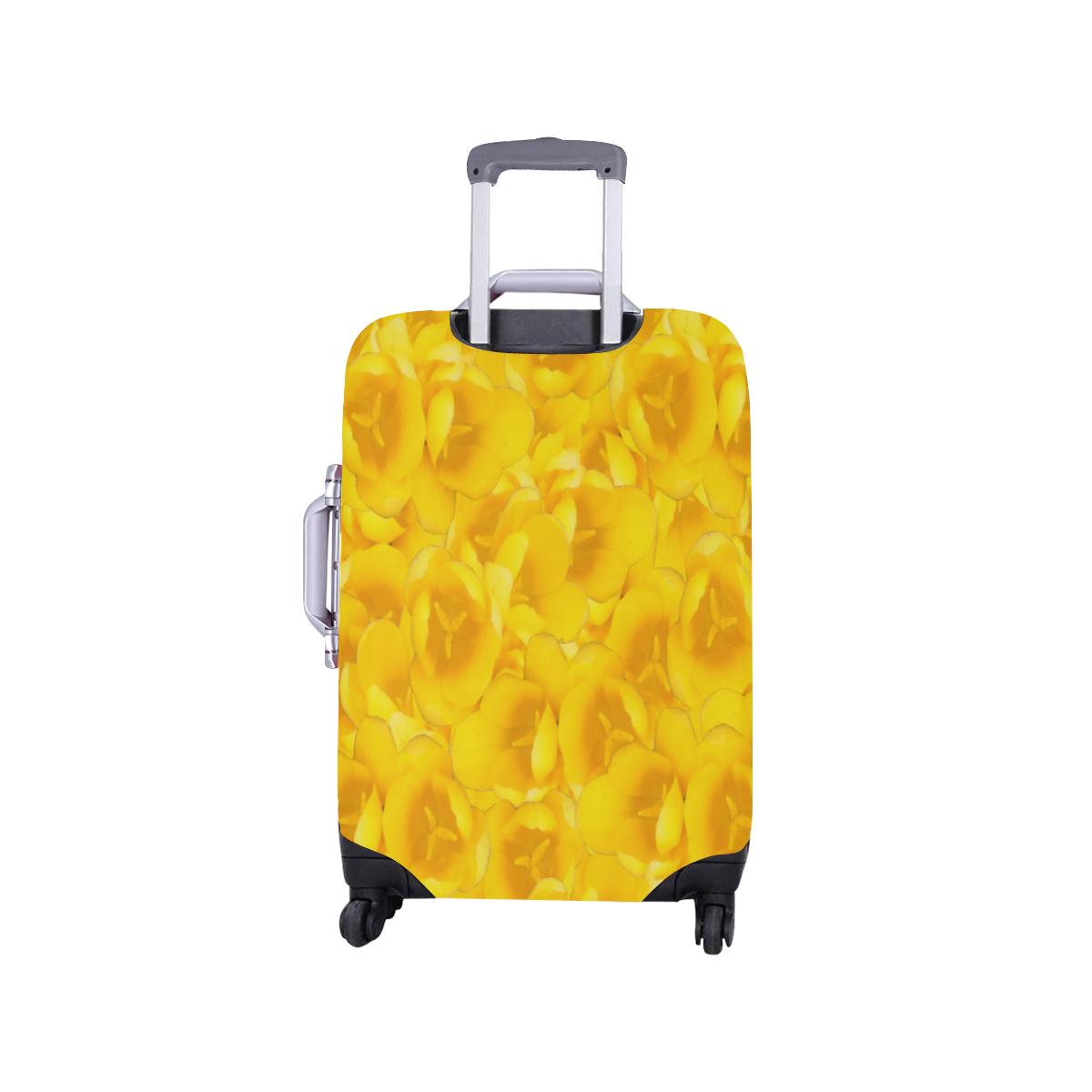 Tangerine Yellow Tulips Luggage Cover/Small 18"-21"