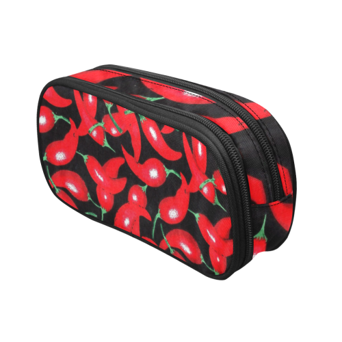 red hottt chili peppers Pencil Pouch/Large (Model 1680)