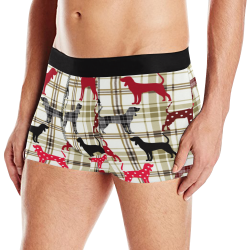 Black and Tan Coonhound Men's All Over Print Boxer Briefs (Model L10)