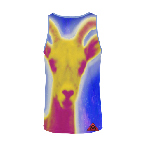 The Lowest of Low Starry Space Goat Men's All Over Print Tank Top (Model T57)