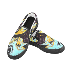 oil_d Women's Slip-on Canvas Shoes (Model 019)