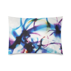 Abstract Photographic Drawing Custom Zippered Pillow Case 20"x30" (one side)