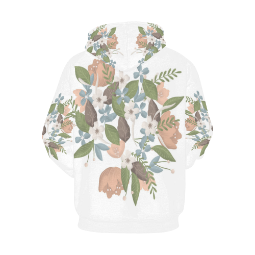Bouquet Hoodie All Over Print Hoodie for Men (USA Size) (Model H13)