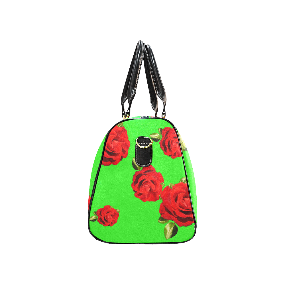 Fairlings Delight's Floral Luxury Collection- Red Rose Waterproof Travel Bag/Large 53086d16 New Waterproof Travel Bag/Large (Model 1639)