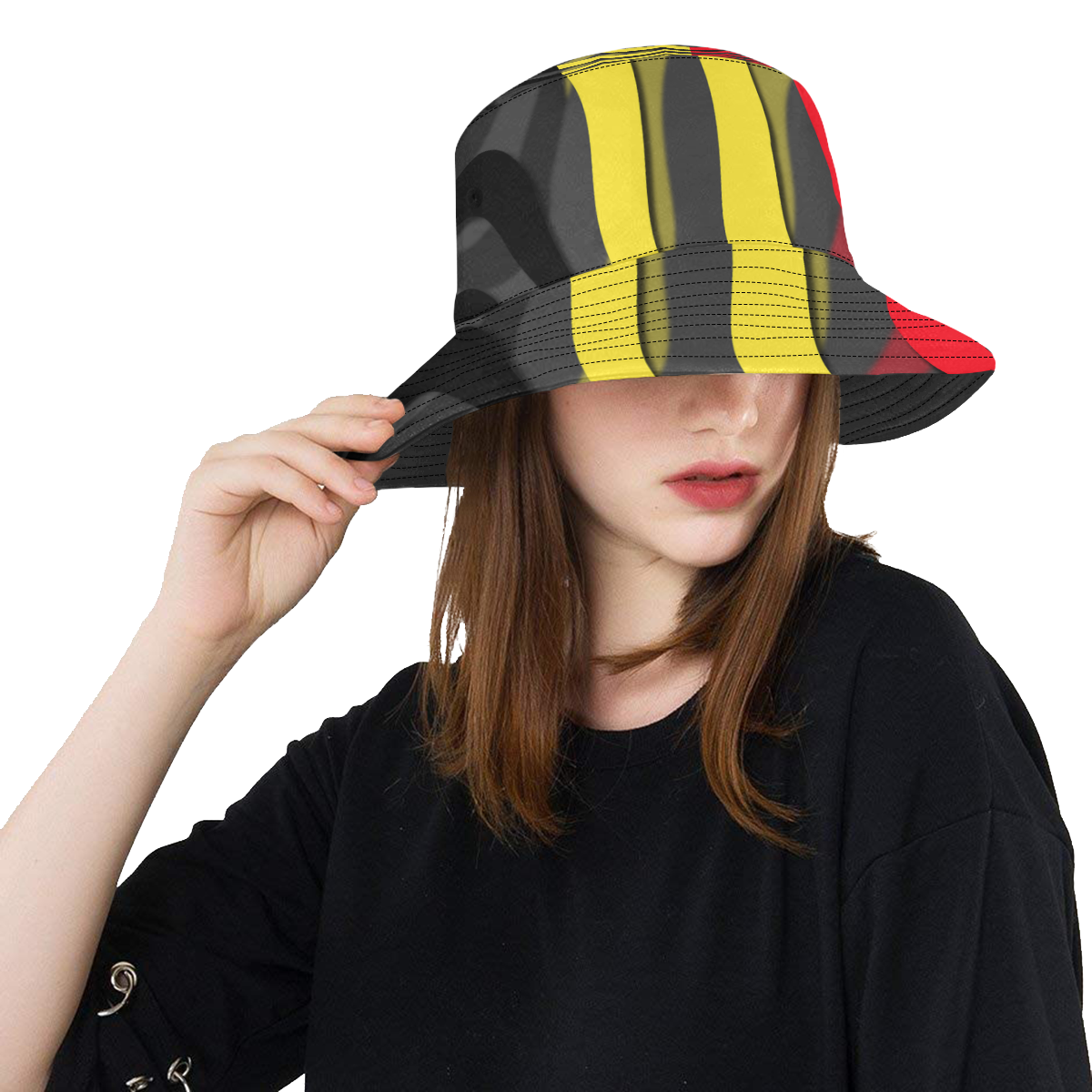 The Flag of Belgium All Over Print Bucket Hat