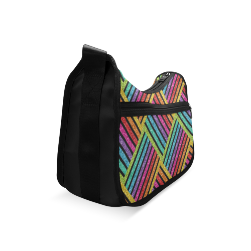 glitter rainbow Crossbody Bags (Model 1616)