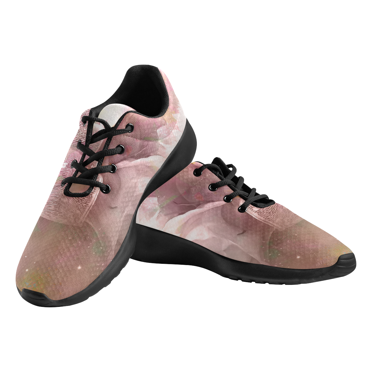 Beautiful soft roses Men's Athletic Shoes (Model 0200)