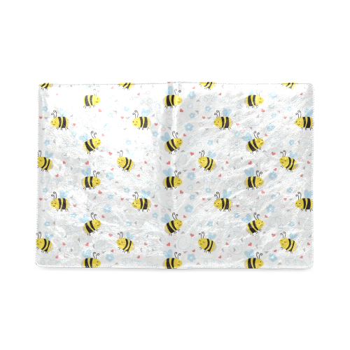 Cute Bee Pattern Custom NoteBook B5
