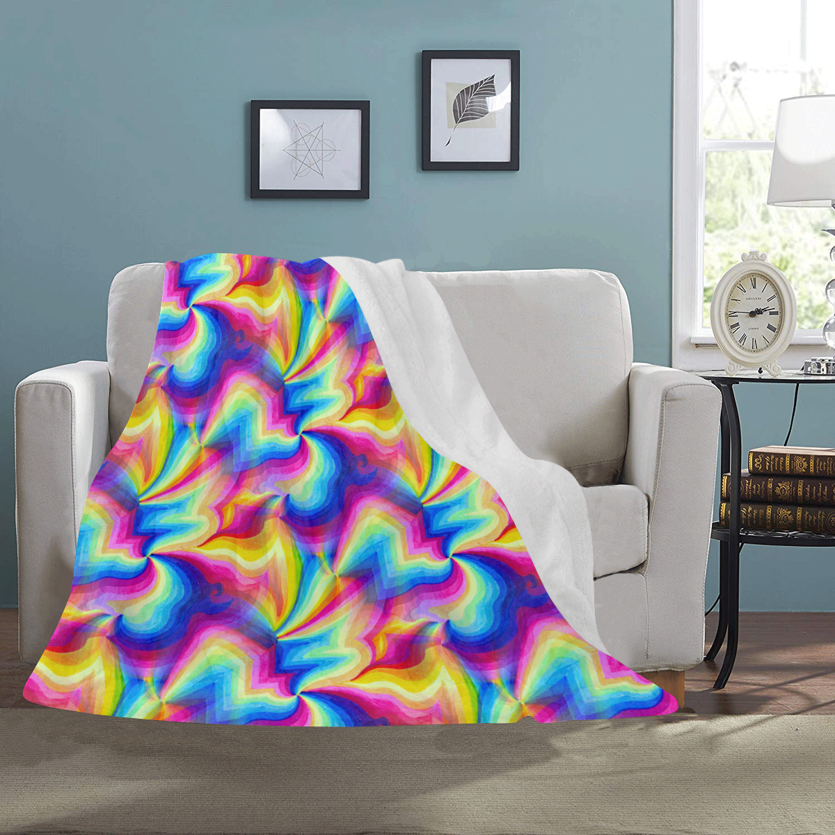 ripples2 Ultra-Soft Micro Fleece Blanket 50"x60"