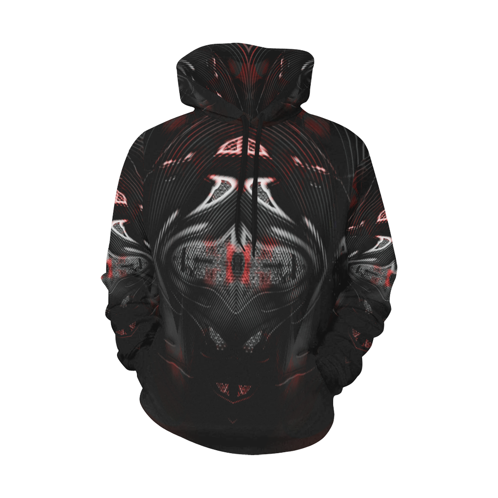 5000DUBLE 4 All Over Print Hoodie for Men/Large Size (USA Size) (Model H13)