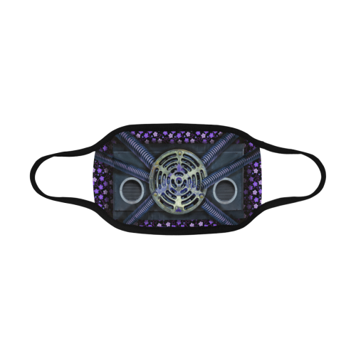 Purple Floral Mad Max Mouth Mask