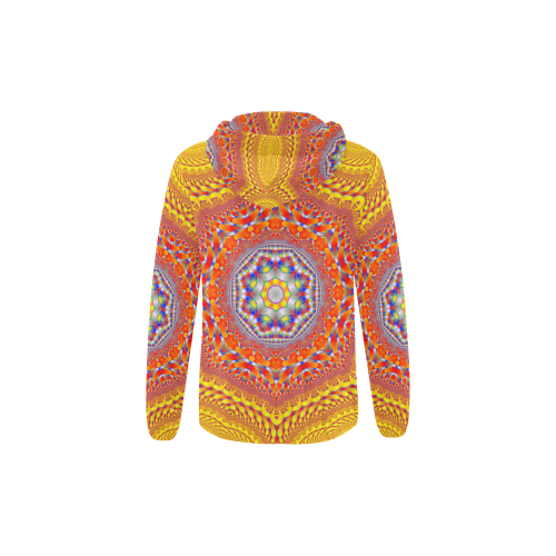 Face to Face All Over Print Full Zip Hoodie for Kid (Model H14)