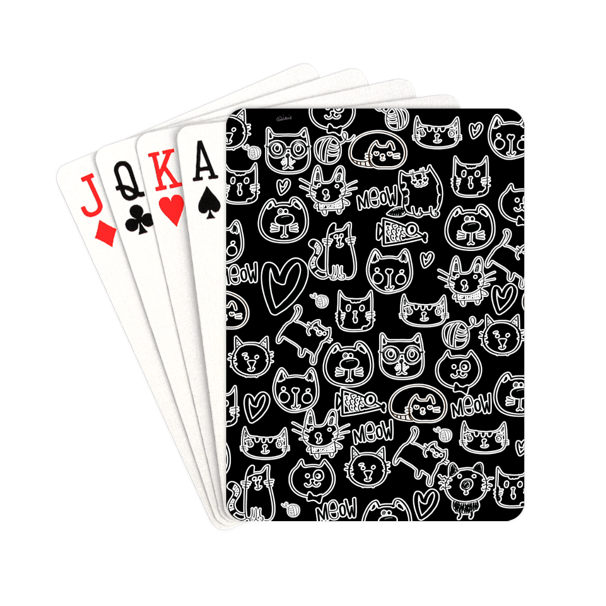 Meow Cats Playing Cards 2.5"x3.5"