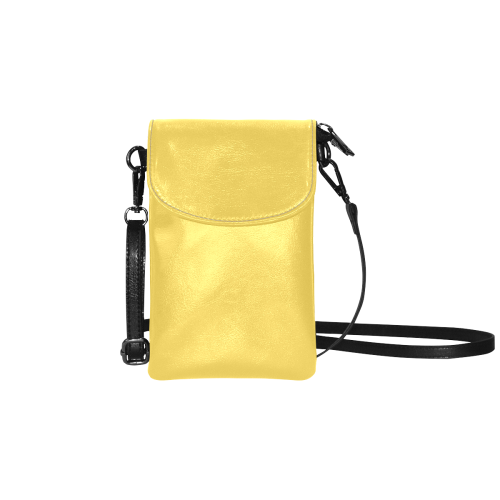 color mustard Small Cell Phone Purse (Model 1711)